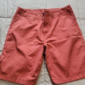 Old Navy Red Khaki Shorts, 40 Waist